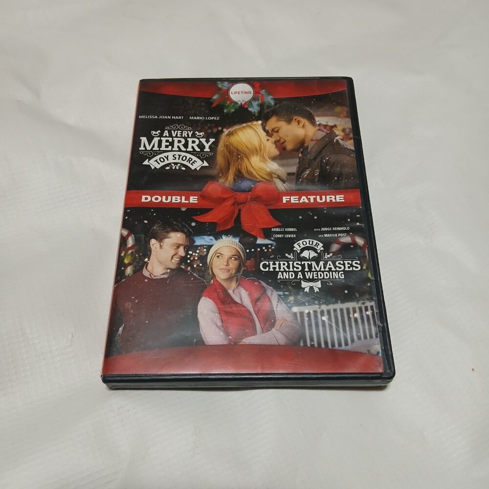 Lifetime Double Feature A Very Merry Toy Store Four Christmases & a Wedding DVD